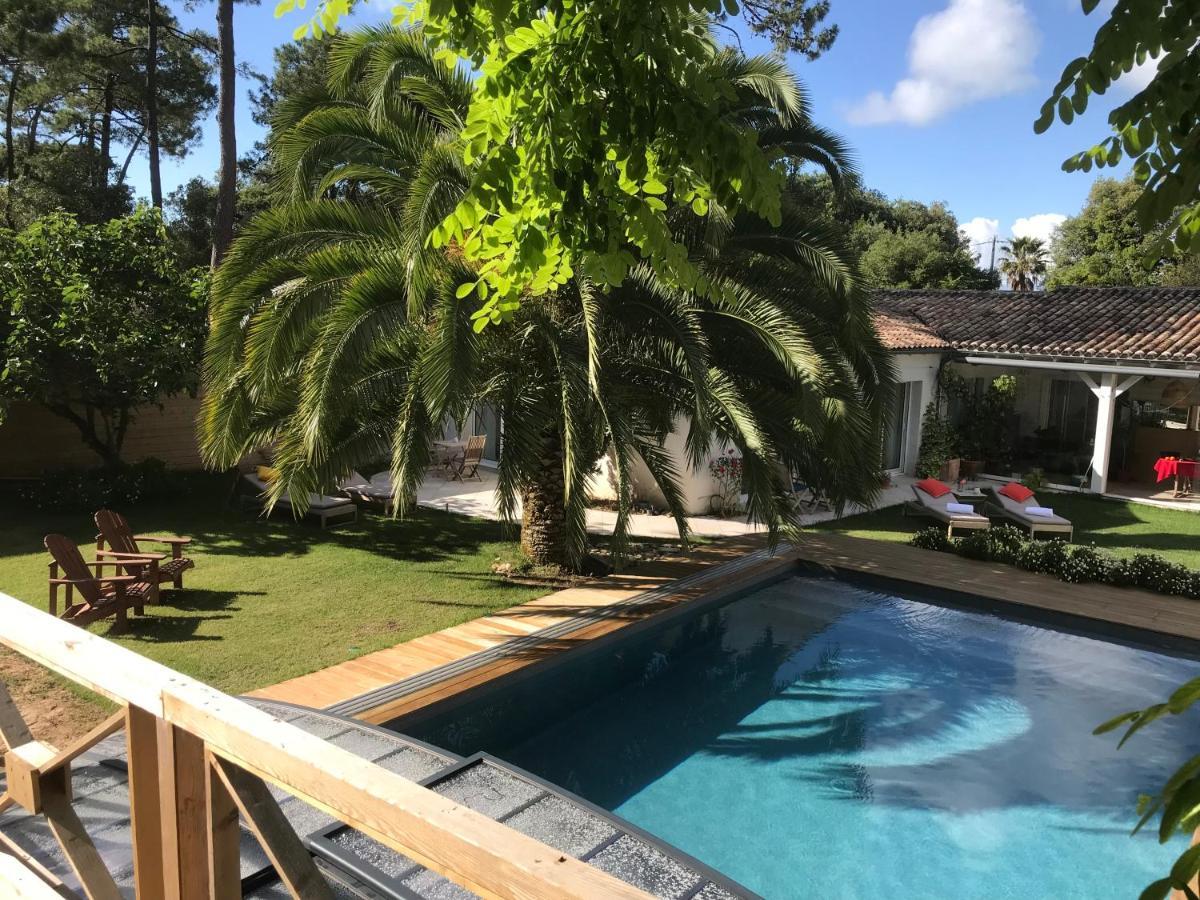 La Maison De La Dune - Chambres Climatisees - Jacuzzi 1Ere Seance Offerte - Piscine Chauffee Avec Abri Amovible - Plage Situee A 200M, Acces Direct Par Le Bois ラ・クアルド・シュル・メール エクステリア 写真