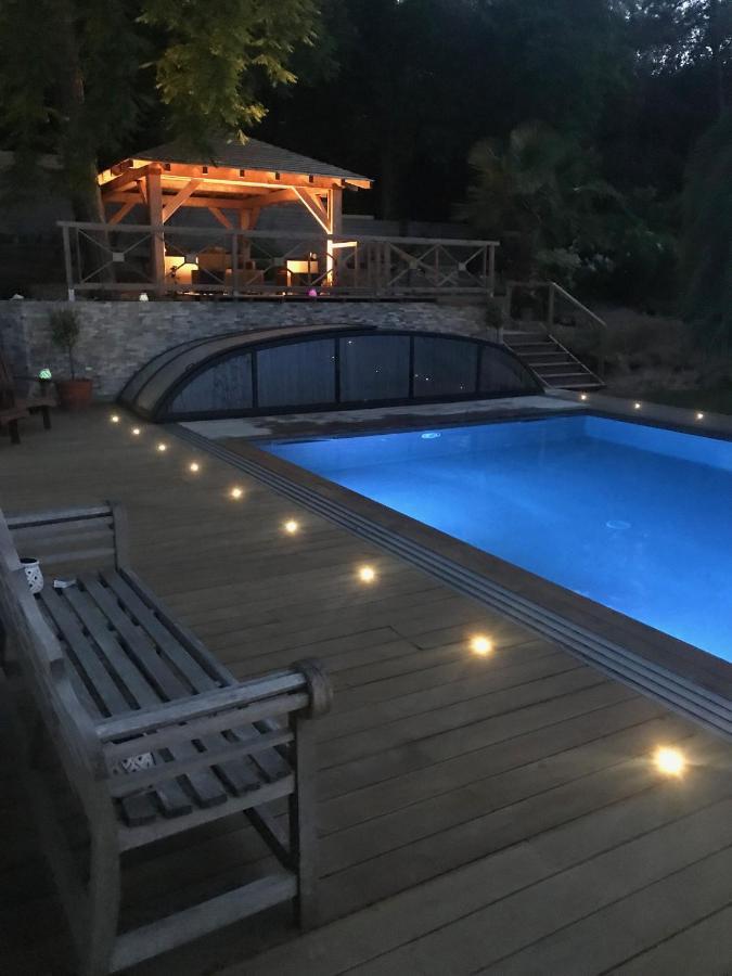 La Maison De La Dune - Chambres Climatisees - Jacuzzi 1Ere Seance Offerte - Piscine Chauffee Avec Abri Amovible - Plage Situee A 200M, Acces Direct Par Le Bois ラ・クアルド・シュル・メール エクステリア 写真